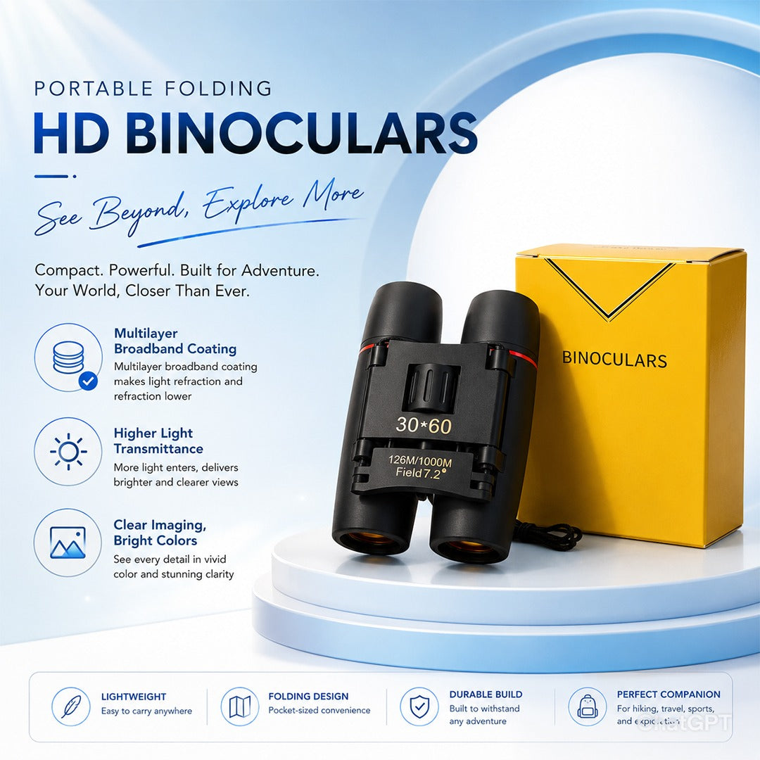 30x60 Mini Portable Binoculars - Uniglobal Business