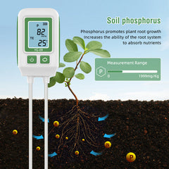 Professional soil phosphorus meter for gardeners, farmers, and greenhouse cultivation