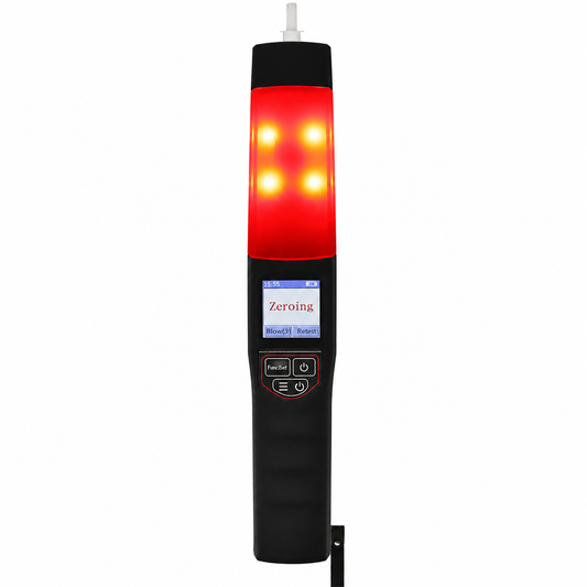 Professional AT7200 Breathalyzer Alcohol Tester with LED Traffic Wand
