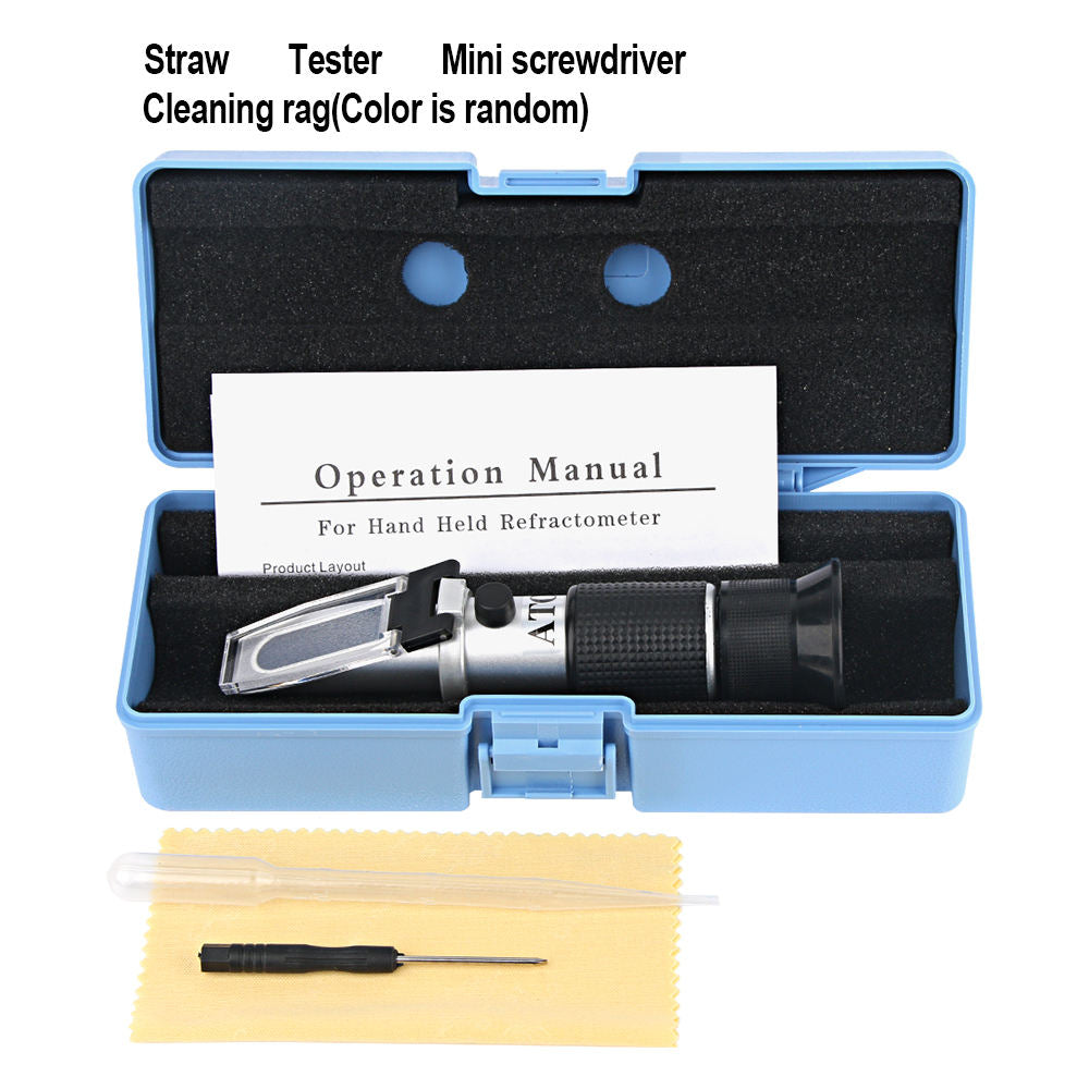 Accustar 58 To 90 % Refractometer Tri-Scale
box include