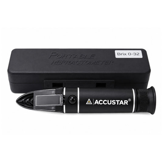 Accustar 0–32% refractometer handheld sugar content tester