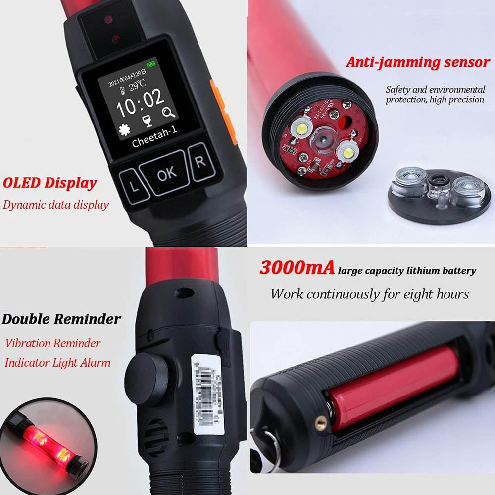 Alcohol Breath Alyzer Digital Tester Cheetah 1 Features