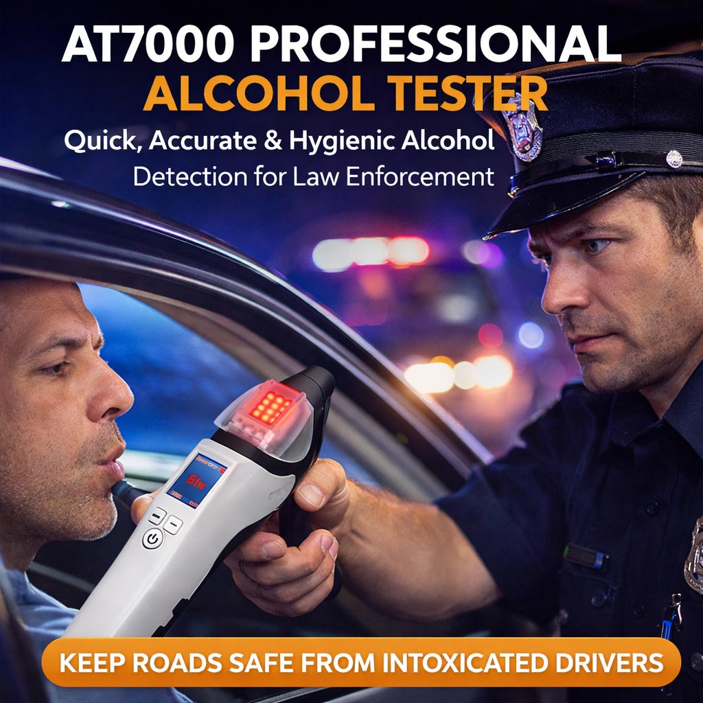 AT7000 non-contact alcohol breath analyzer by Uniglobal Business