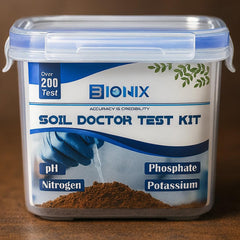 Bionix Soil Doctor 200 Tests Soil Test Kit for agriculture and gardening