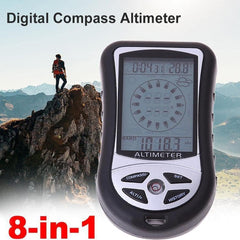 DS302 Digital Altimeter Barometer and Compass with 8 in 1 Function