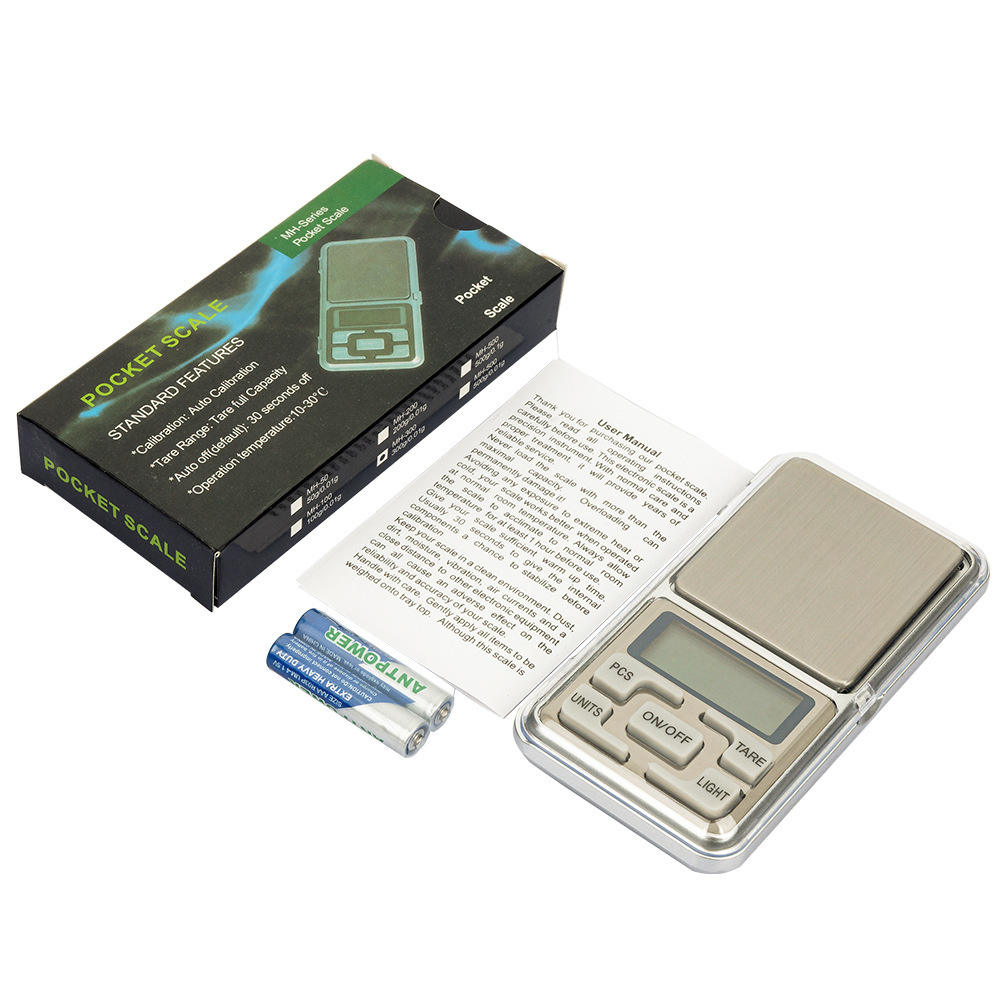 Mini electronic weighing machine designed for coins, gemstones, herbs, powders, and spices
