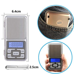 Professional digital gram scale for jewellery, gold, kitchen ingredients, and laboratory measurements