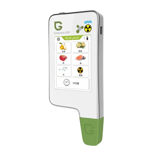 Greentest ECO 5F food safety tester measuring nitrate levels in fresh produce