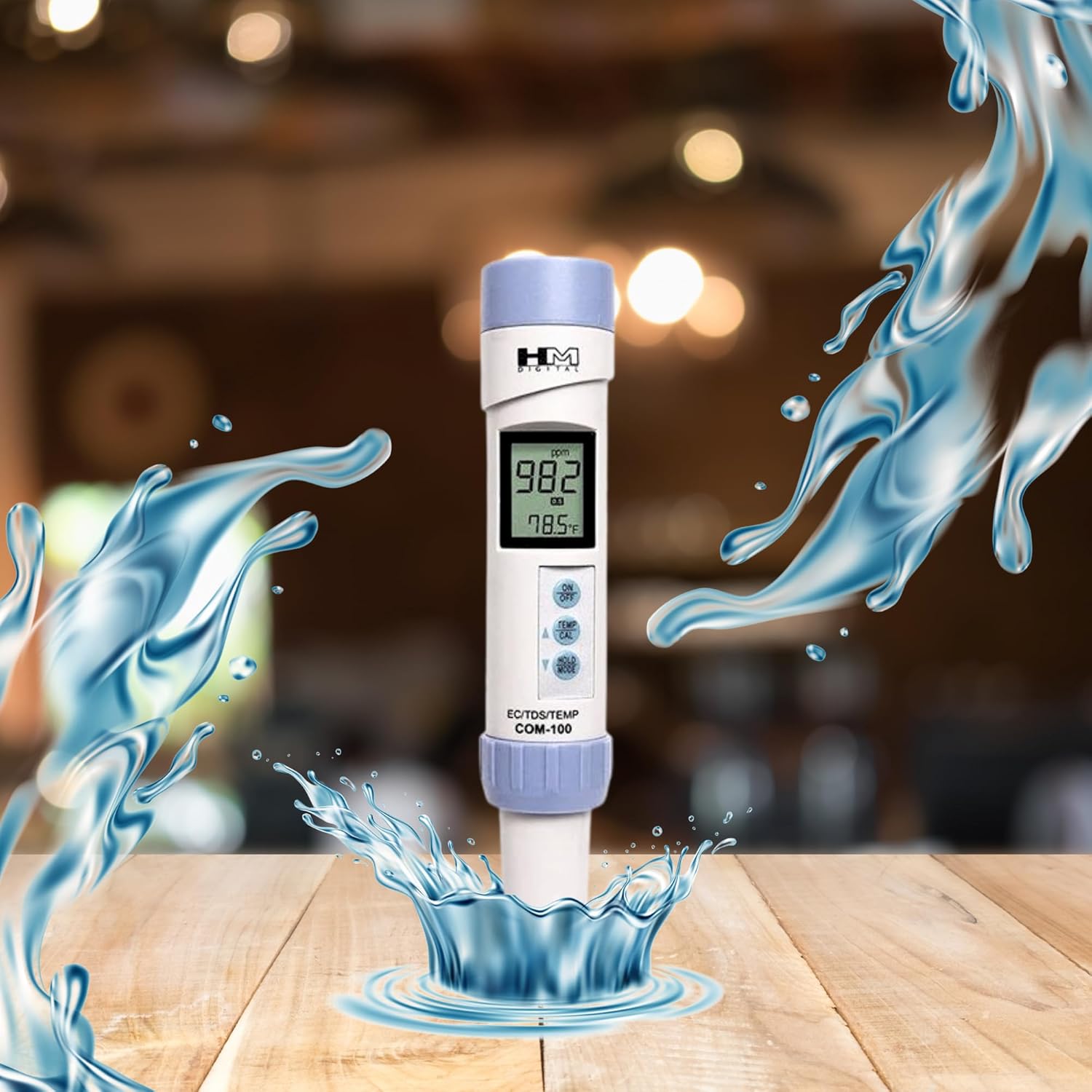 HM Digital COM100 Waterproof EC/TDS And Temperature Meter