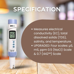 HM Digital COM100 Waterproof EC/TDS And Temperature Meter