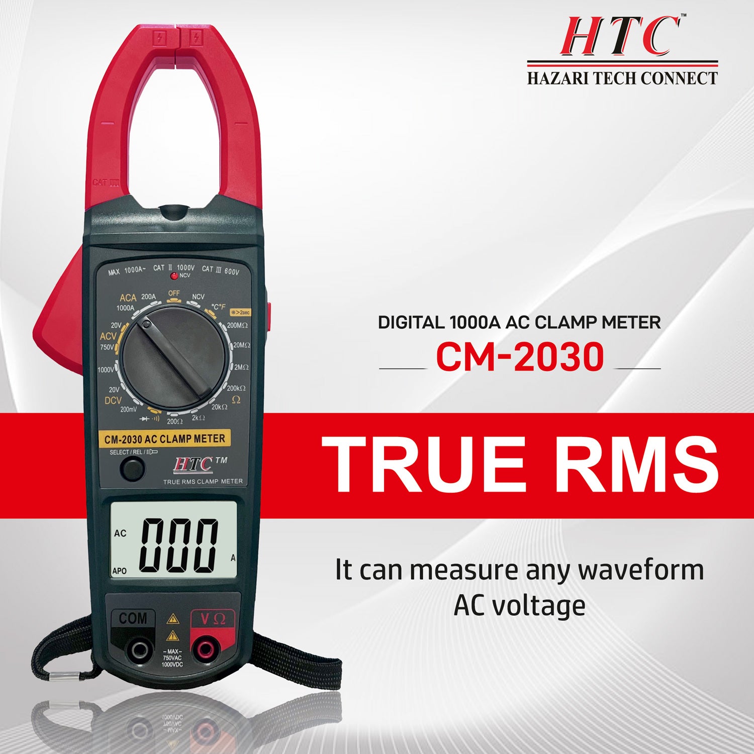 HTC Digital AC Clamp Meter CM-2030