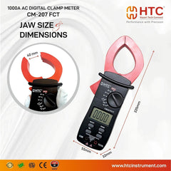 HTC Digital Clampmeter CM-207 FCT portable tool