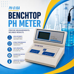 PH-016A bench pH meter with digital LCD reading