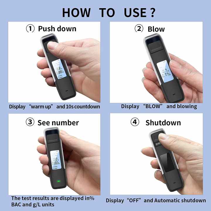 Portable Alcohol Tester AT-06