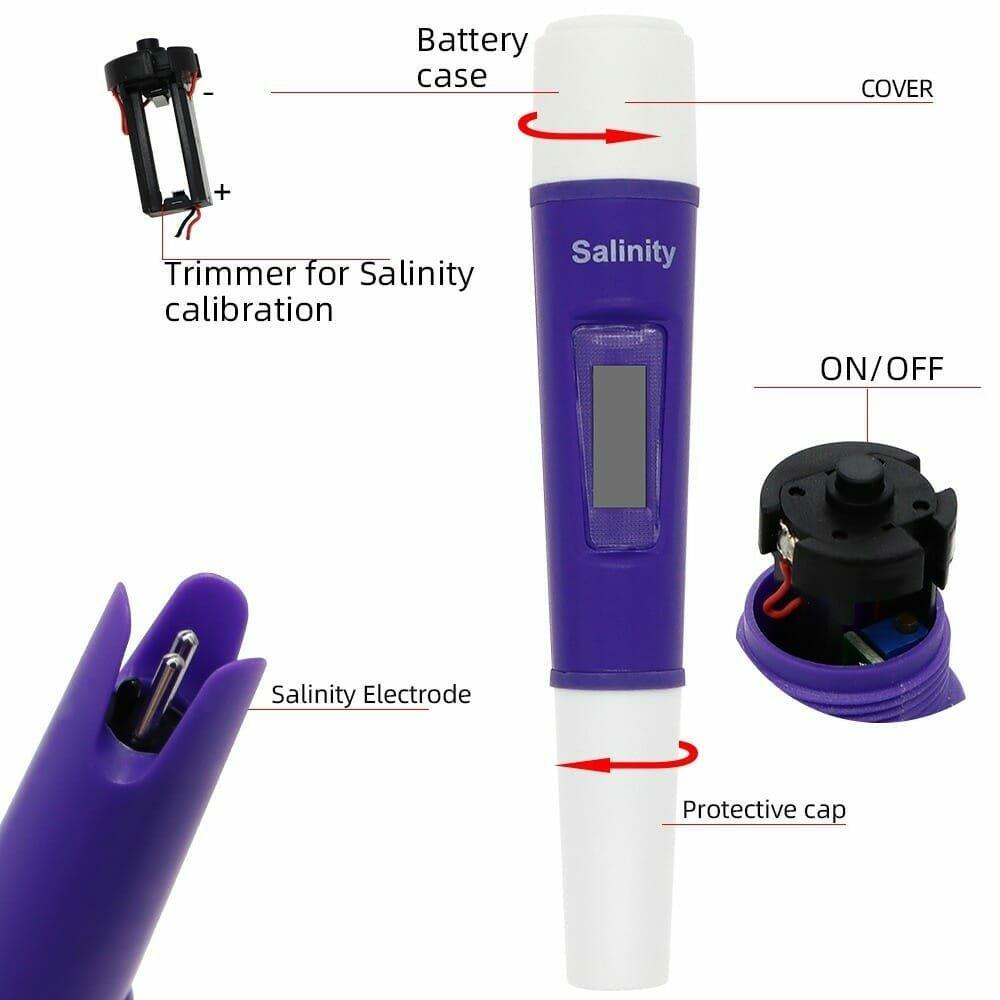 parts of Portable Salinity Meter
