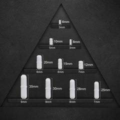 available in 10 sizes