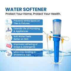 Salt-based water softener tank with control valve