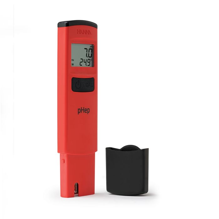 pHep Waterproof Pocket pH Tester with 0.1 pH Resolution - HI98107