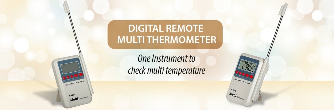  Multistem thermometer with external sensing