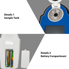 Portable digital Brix meter for industrial and agricultural use