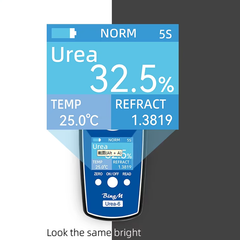 Diesel additive refractometer with precise optical sensor