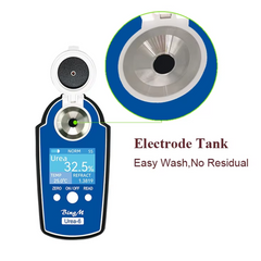 Digital refractometer for Brix, urea, AdBlue, and diesel measurement