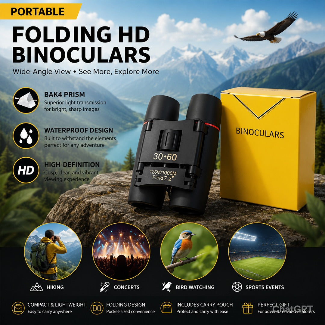30x60 Mini Portable Binoculars - Uniglobal Business