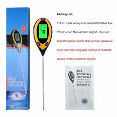 4 in 1 Soil PH Moisture Meter