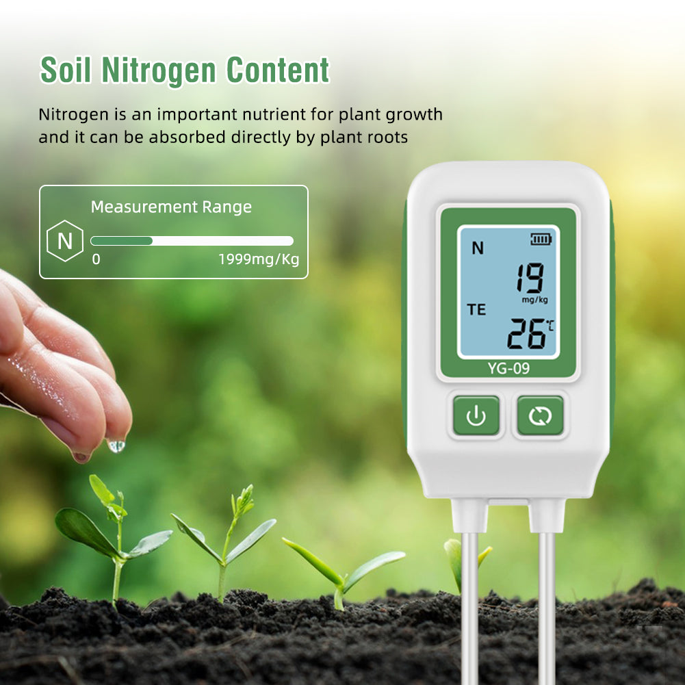 Digital soil nutrient analyzer with phosphorus measurement range up to 1999 mg/kg