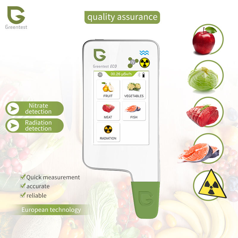 Greentest ECO 5F digital analyzer for nitrate, TDS, and radiation monitoring