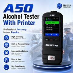 A50 Alcohol Tester With Printer
