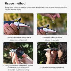 how to use Accustar Lubricants Refractometer