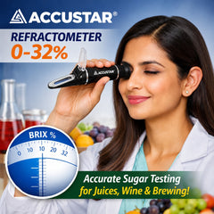 Accustar refractometer product shot clean white background display