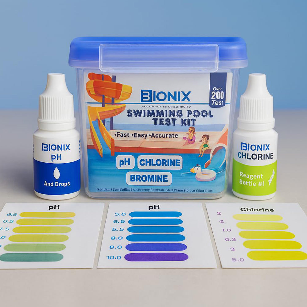 BIONIX Swimming Ph and Chlorine Pool Test Kit