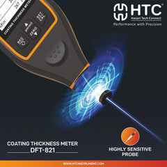 HTC DFT 821 Coating Thickness Tester for precise measurement