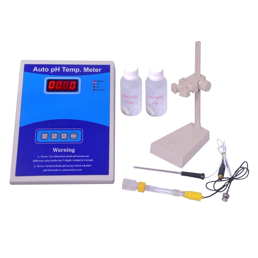 Microcontroller based TableTop ph Meter with 3 Point Calibration