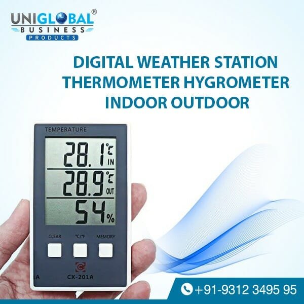 Digital Weather Station Thermometer Hygrometer Indoor Outdoor