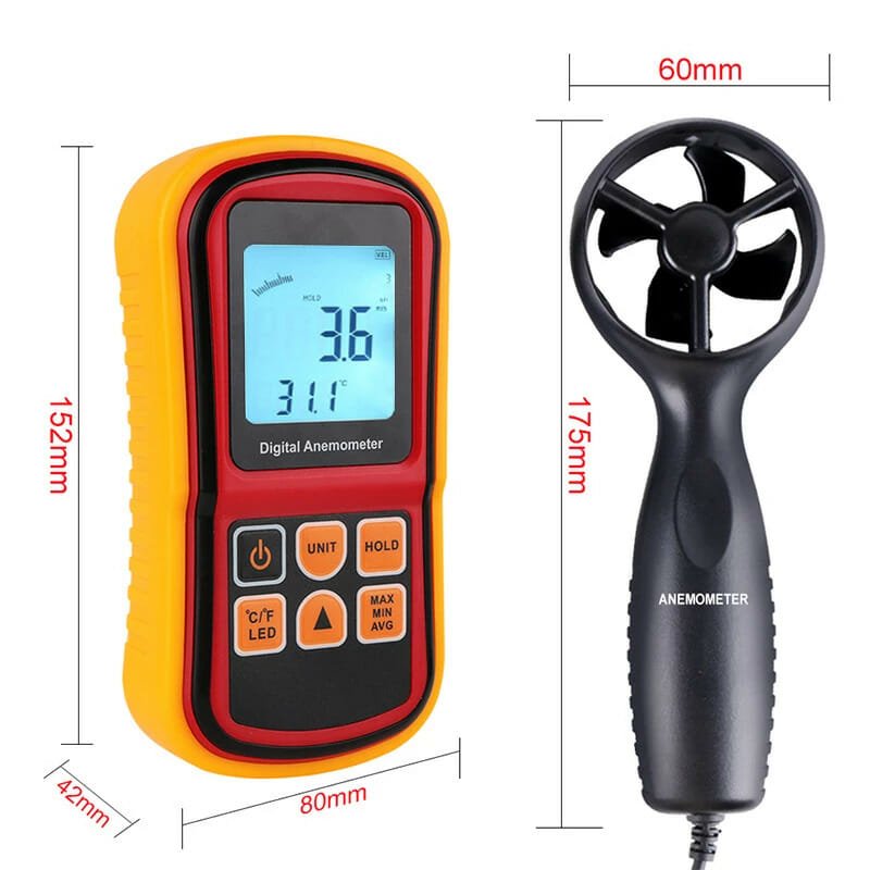 Digital Speed Anemometer