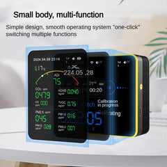 Digital Air Quality Monitor Co2 Detector Gas Analyzers 15 in 1