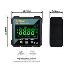 Industrial digital inclinometer for leveling applications