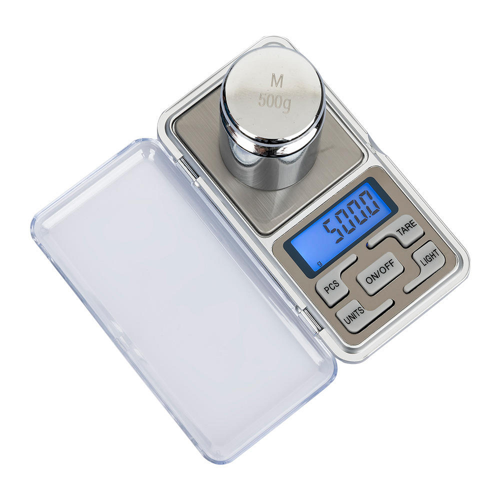 Premium portable weighing scale with 0.01g precision and 500g weighing capacity