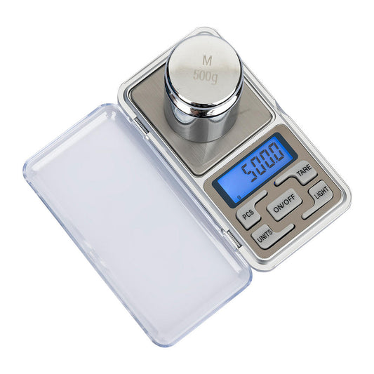 Premium portable weighing scale with 0.01g precision and 500g weighing capacity