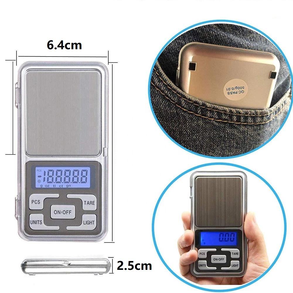 Professional digital gram scale for jewellery, gold, kitchen ingredients, and laboratory measurements