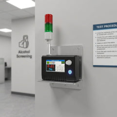 Wall mounted breathalyzer with Fuel Cell AA 303QT