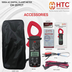 HTC Digital Clampmeter CM-207 FCT front view