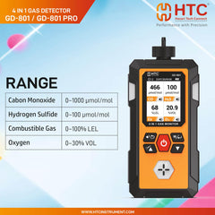 HTC GD 801 4 in 1 Gas Detector