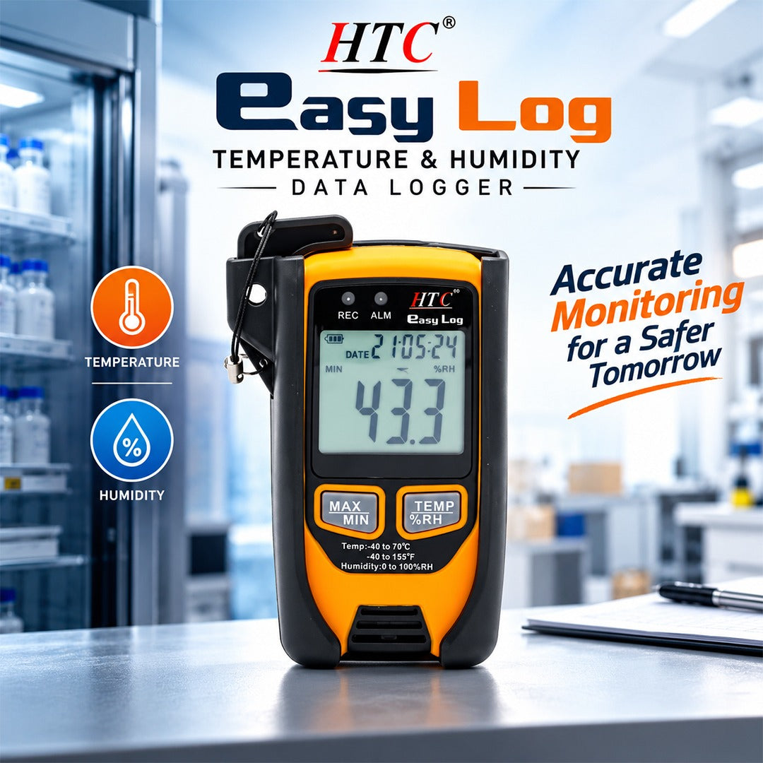 HTC Easy Log Temperature Humidity Data Logger