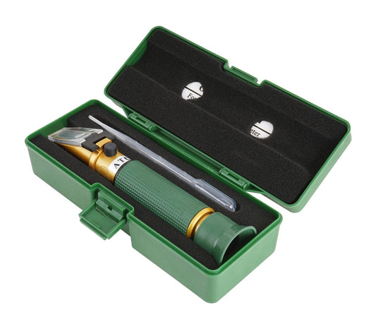 Hand Held Brass Refractometer for Salinity 0-100