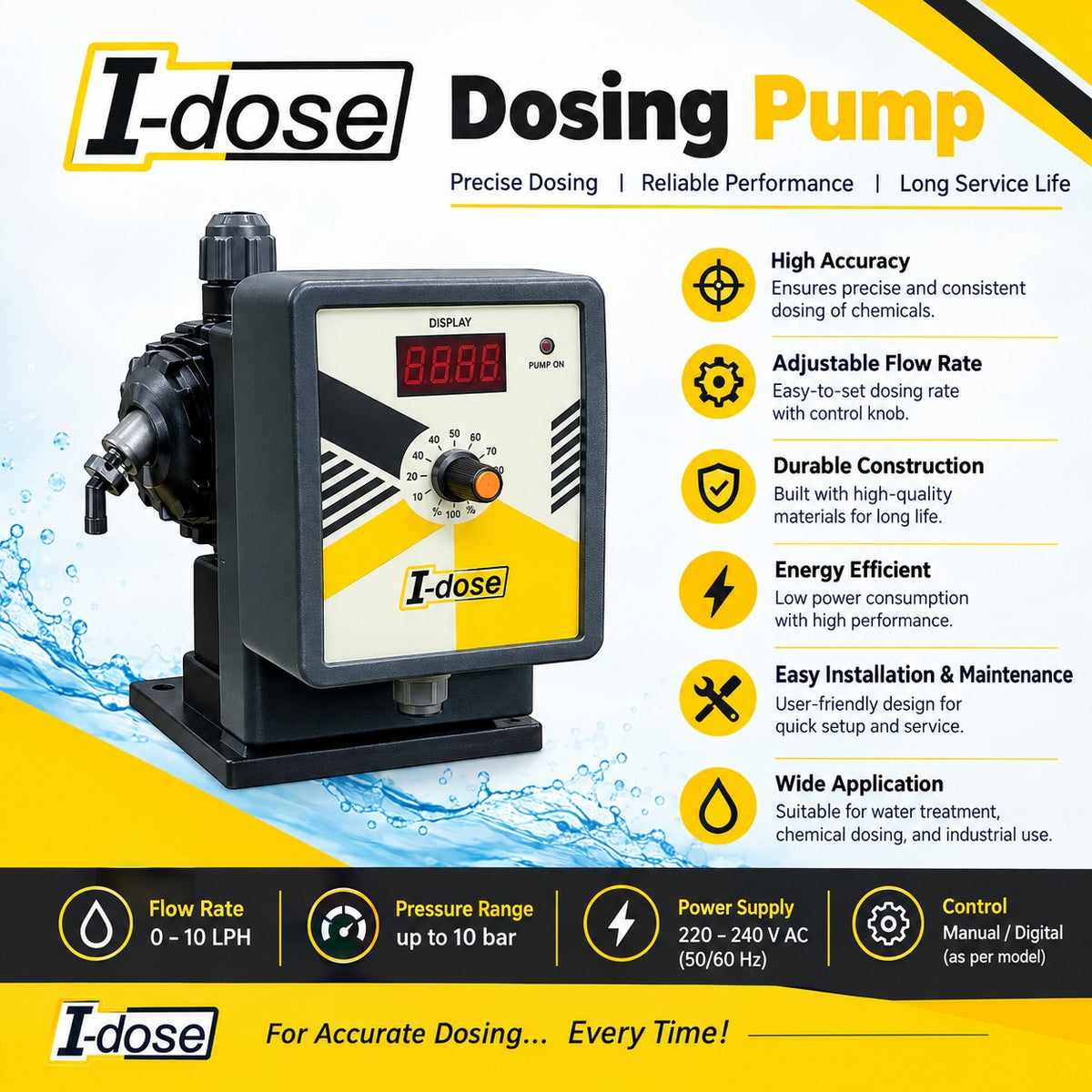 I-dose Electronic Dosing Pump