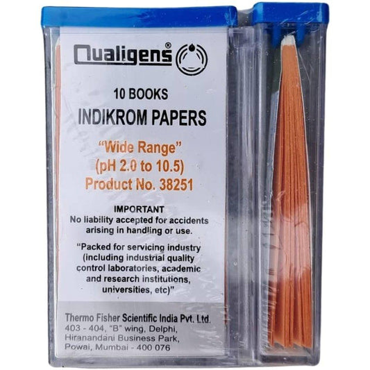 INDIKROM Qualigens pH Indicator paper 1-14